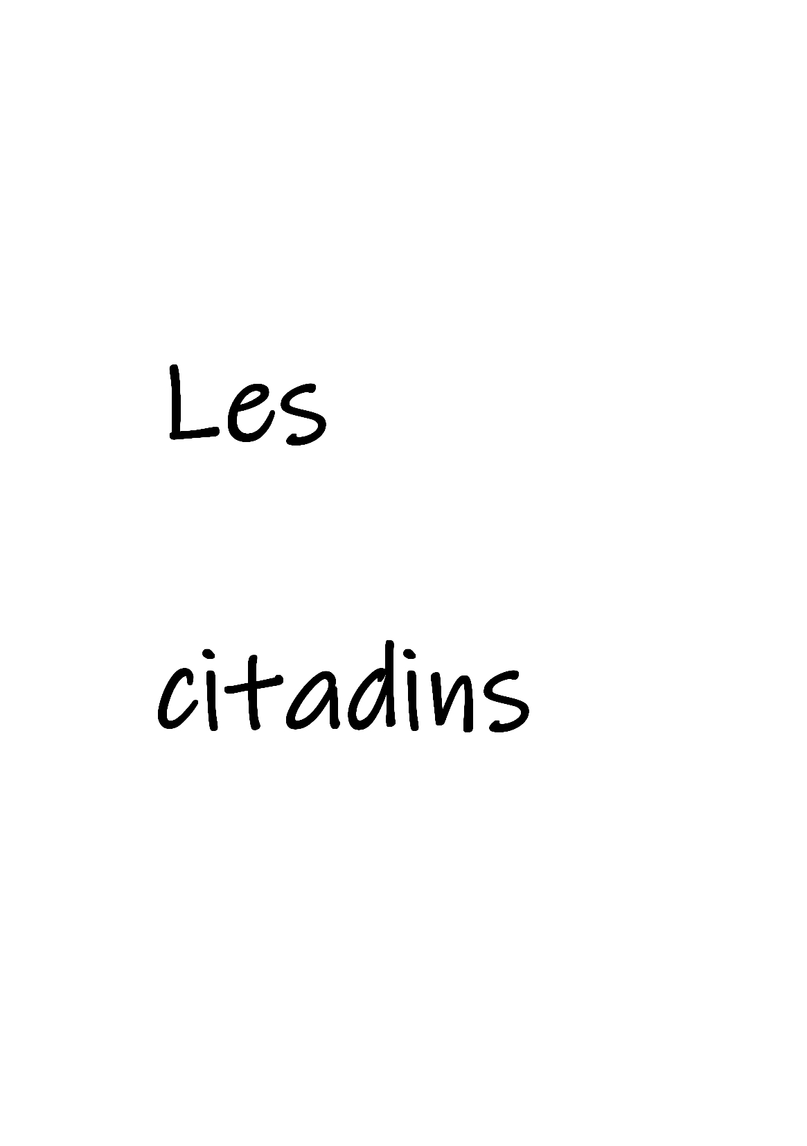 Les citadins
