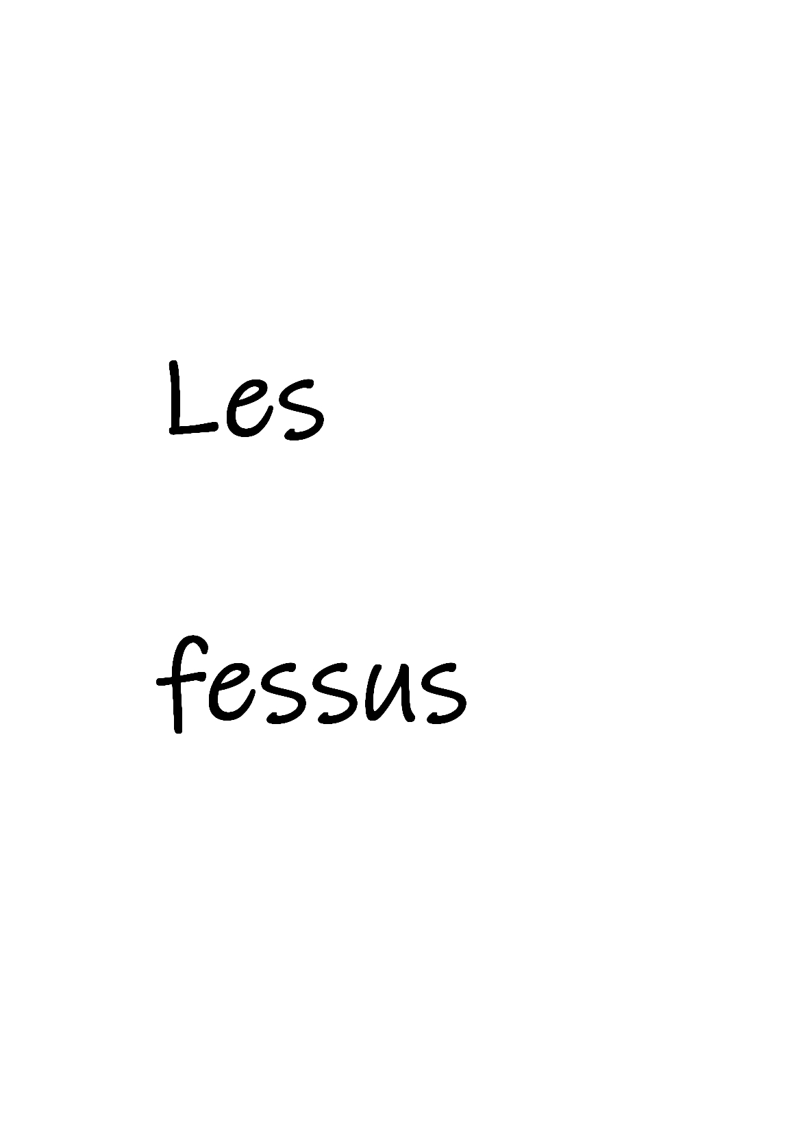 Les fessus