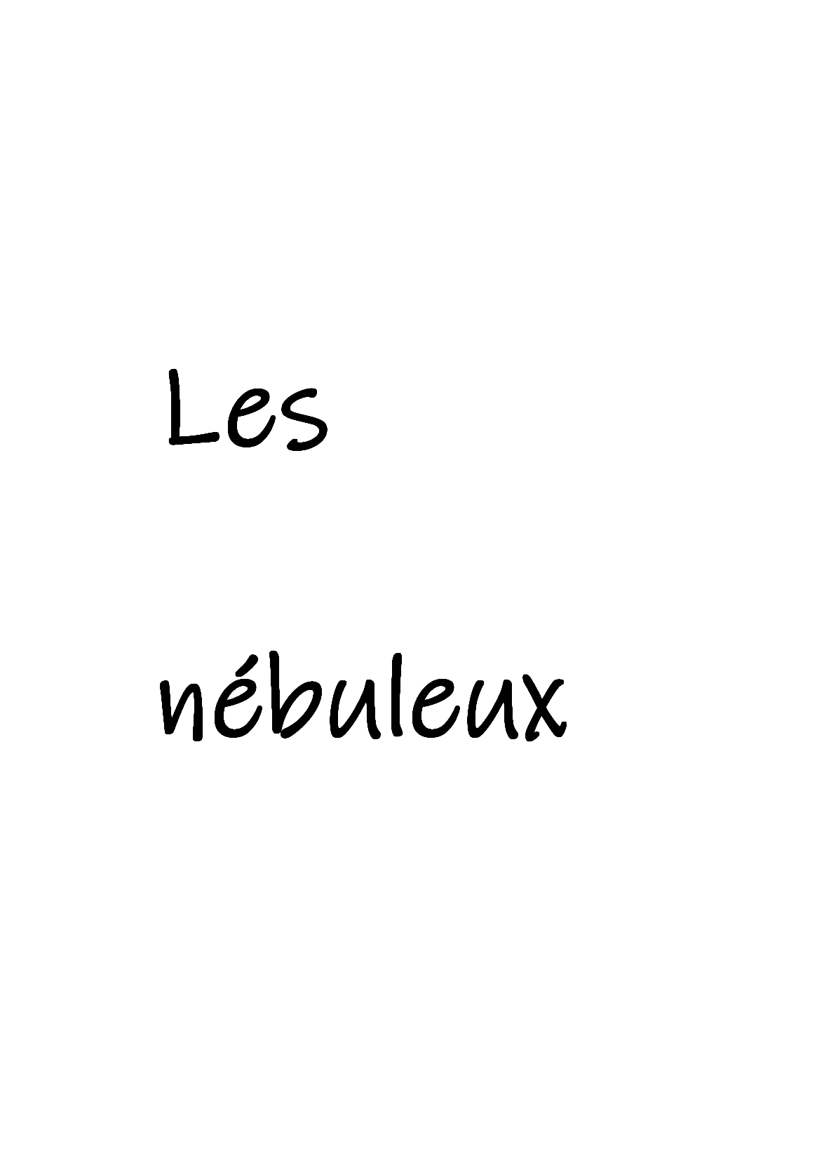 Les nébuleux